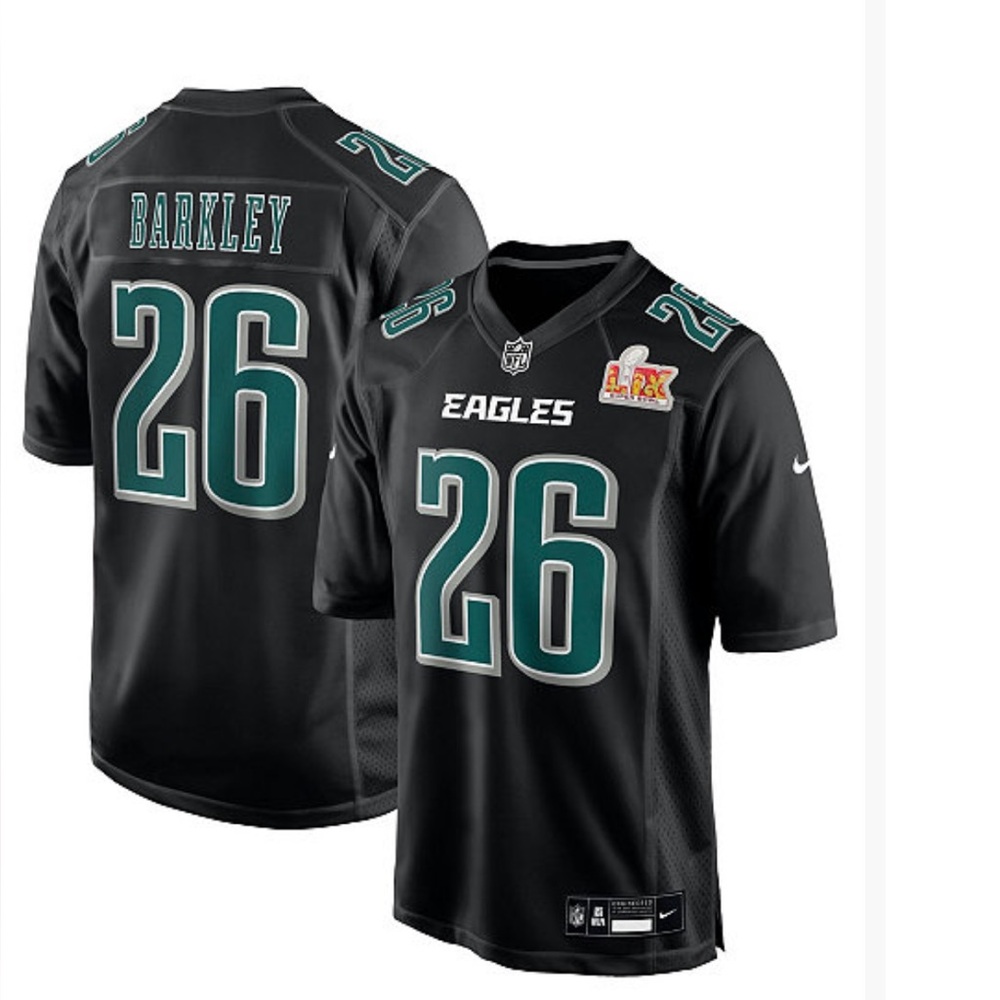 Brand new Saquon Barkley Eagles Jersey Superbowl Large